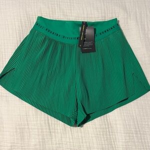 Nike Women's Vibrant Green Athletic Shorts